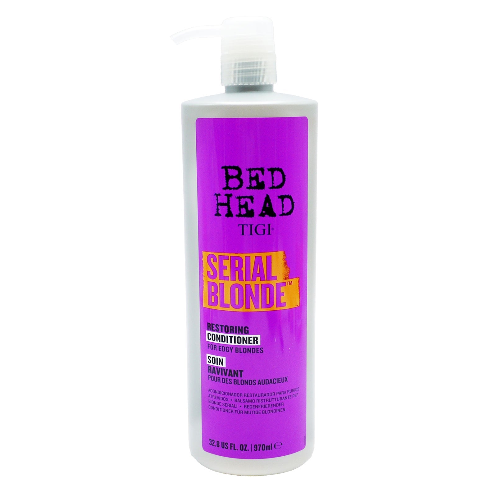 Bed Head Tigi Serial Blonde Restoring Conditioner 970ml | High Quality Hair Care Product Online - Product Image Bed Head Tigi Serial Blonde Restoring Conditioner 970ml | High Quality Hair Care Product Online - Product Image